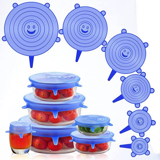 Lid Spill Stopper Universal Silicone Suction Lid-bowl