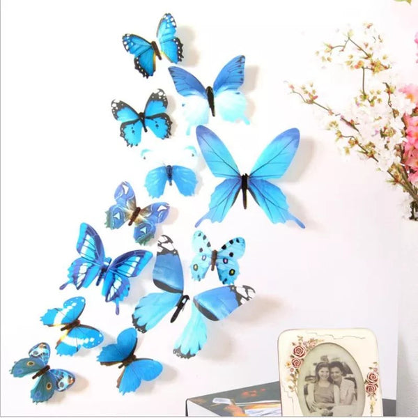 3d Butterflies Wall Stickers Home Decor