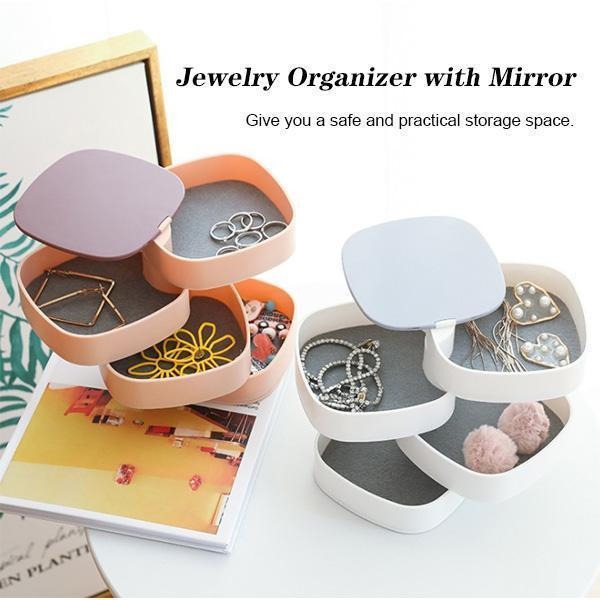 4 Portion Jewellery With Mirror