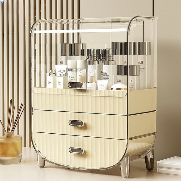 Large Capacity Cosmetic Organizer With Drawers