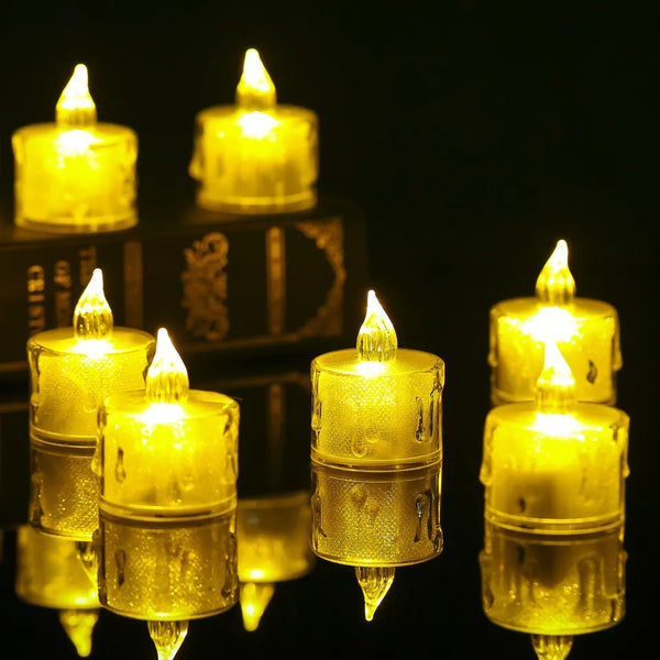 Transparent Color Light Candle
