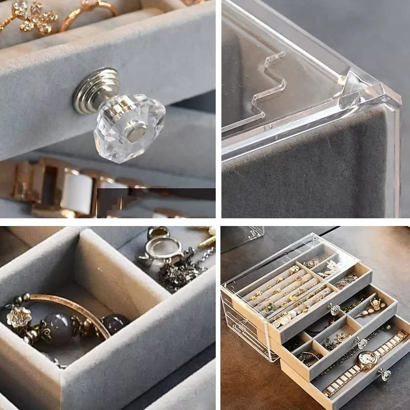 Flannel Jewellery and Cosmetic Storage